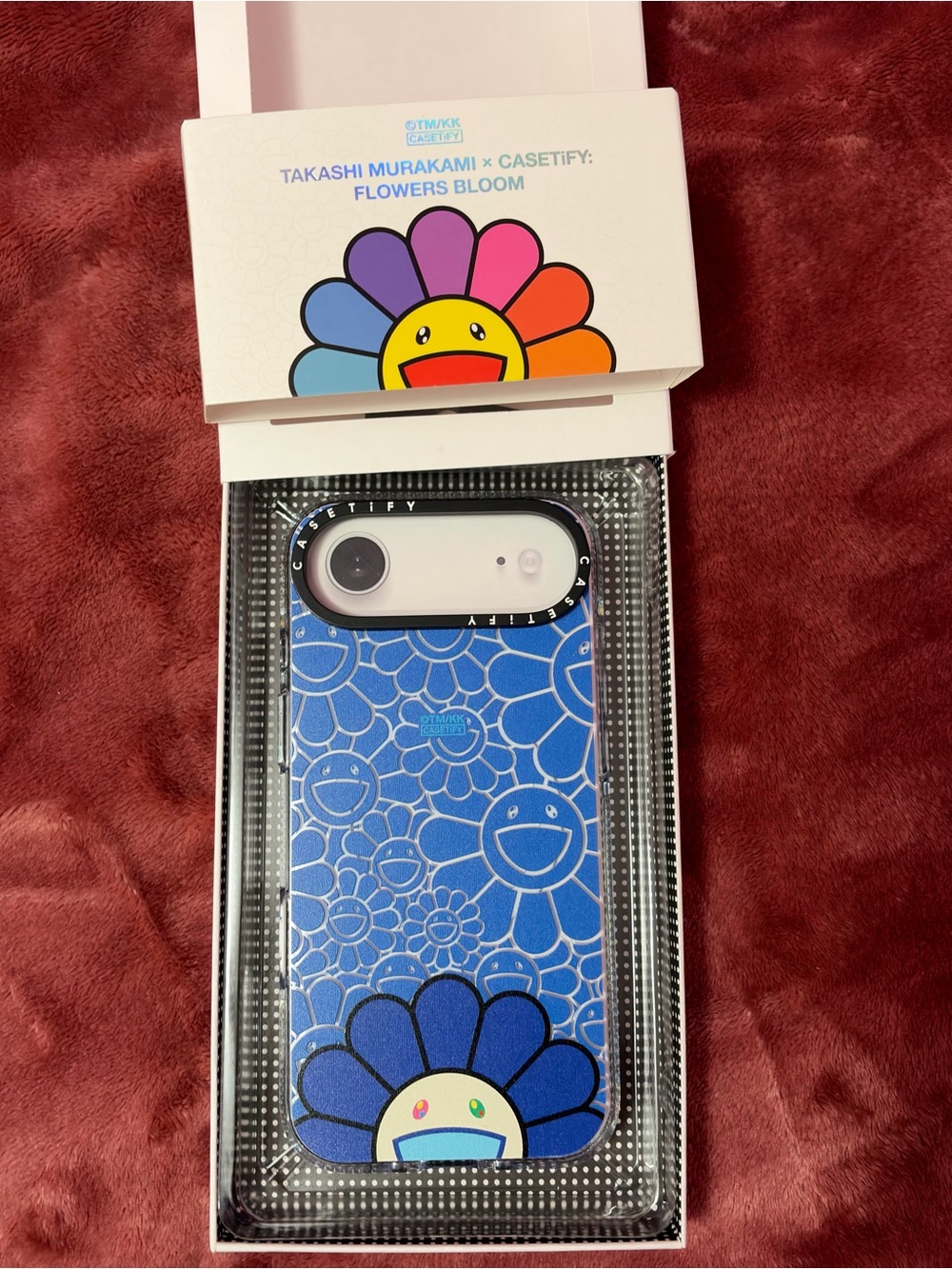 Casetify x Takashi Murakami Blue 'Flowers Bloom' iPhone AIR Case